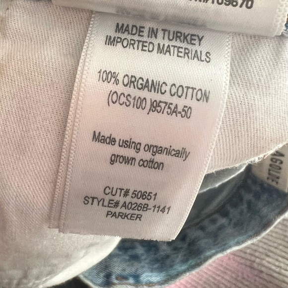 Agolde Parker Cut Off Distressed Hem Denim Shorts | Size 24 - Picture 5 of 5